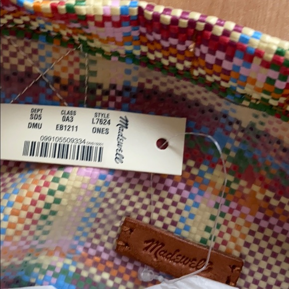 ๐HP 10/24๐Madewell Small multicolored Tote - Picture 6 of 8